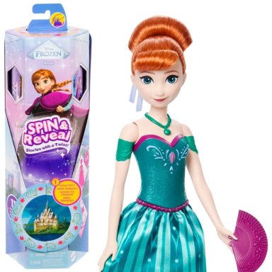 MUÑECA DISNEY PRINCESAS SPIN AND REVEAL ANNA - 1