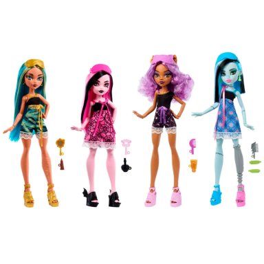 MUÑECA MONSTER HIGH PIJAMAS MONSTRUOSAS SORPRESA - MODELO ALEATORIO - 1
