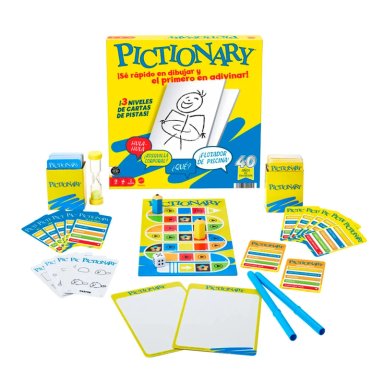 JUEGO DE MESA MATTEL PICTIONARY ORIGINAL 40° ANIVERSARIO - 3