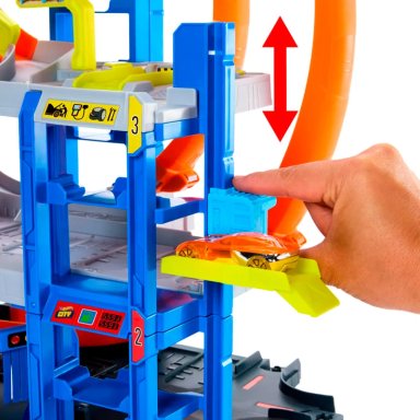 HOT WHEELS CITY PISTA DE JUGUETE MEGA GARAGE - 2