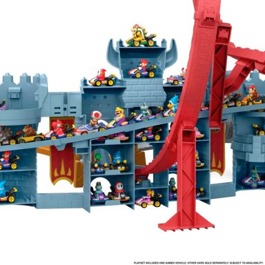 HOT WHEELS MARIO KART PISTA DE JUGUETE CASTILLO BOWSER - 6