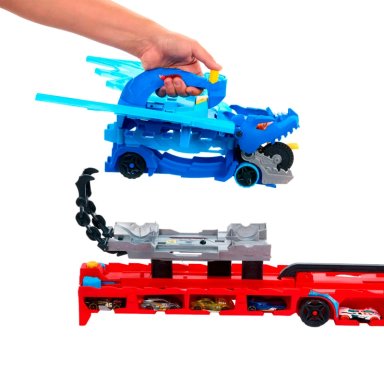 HOT WHEELS CITY PISTA DE JUGUETE SÚPER REMOLQUE - 3