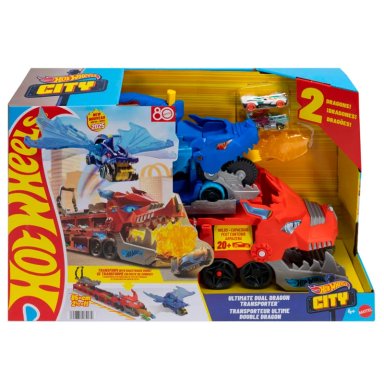 HOT WHEELS CITY PISTA DE JUGUETE SÚPER REMOLQUE - 7