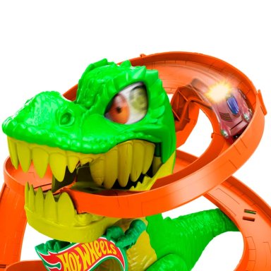 AUTOS DE JUGUETE HOT WHEELS CITY PISTA T-REX VS ESTACIÓN DE BOMBEROS - 3