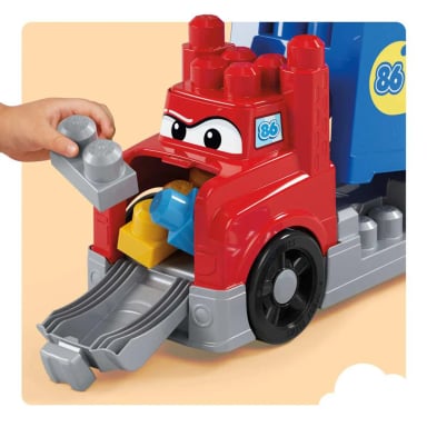 MEGA BLOKS JUGUETE CONSTRUCCIÓN GRÚA ¡CONSTRUYE Y COMPITE! - 5