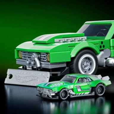 MATTEL BRICK SHOP HOT WHEELS CAMARO SPEED 68 10+ AÑOS - 5