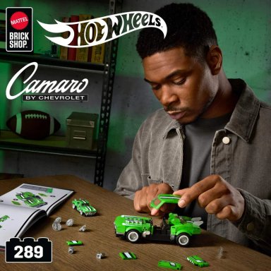 MATTEL BRICK SHOP HOT WHEELS CAMARO SPEED 68 10+ AÑOS - 8
