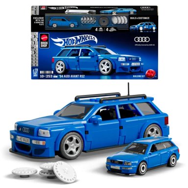 MATTEL BRICK SHOP JUGUETE DE CONSTRUCCIÓN MATTEL BRICK SHOP HOT WHEELS SPEED '94 AUDI AVANT RS2 - 1