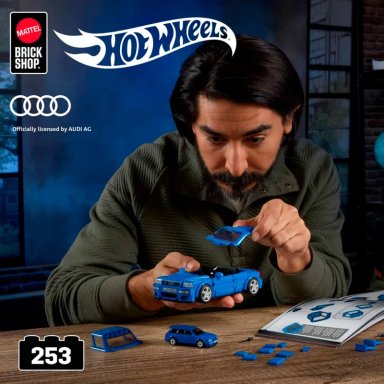 MATTEL BRICK SHOP JUGUETE DE CONSTRUCCIÓN MATTEL BRICK SHOP HOT WHEELS SPEED '94 AUDI AVANT RS2 - 2