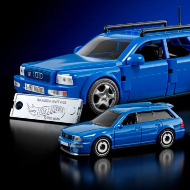 MATTEL BRICK SHOP JUGUETE DE CONSTRUCCIÓN MATTEL BRICK SHOP HOT WHEELS SPEED '94 AUDI AVANT RS2 - 5
