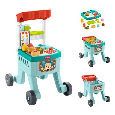 FISHER-PRICE RÍE Y APRENDE ANDADERA PARA BEBÉS CARRO SNACKS 4 EN 1 - 2