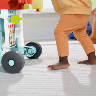 FISHER-PRICE RÍE Y APRENDE ANDADERA PARA BEBÉS CARRO SNACKS 4 EN 1 - 4