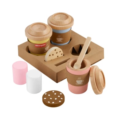 JUGUETE FISHER PRICE FISHER-PRICE SET MI PRIMER CAPUCHINO DE MADERA - 4