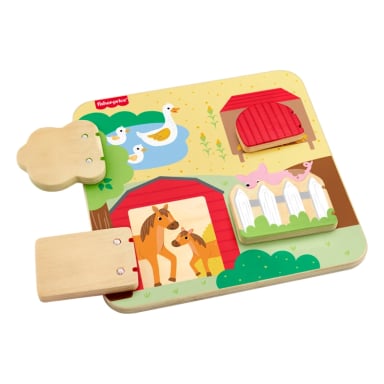 JUGUETE PARA BEBÉS FISHER PRICE FISHER-PRICE TABLERO ANIMALITOS DE MADERA - 2