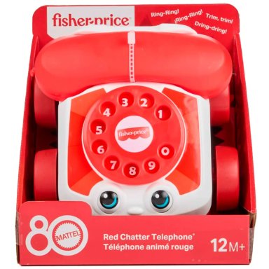 FISHER-PRICE JUGUETE PARA BEBÉS TELÉFONO PARLANCHÍN ROJO - 5