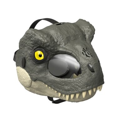 FIGURA DE ACCIÓN JURASSIC WORLD JUGUETE REBIRTH MÁSCARA DELUXE DE DINOSAURIO - 1