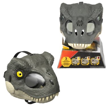 FIGURA DE ACCIÓN JURASSIC WORLD JUGUETE REBIRTH MÁSCARA DELUXE DE DINOSAURIO - 2