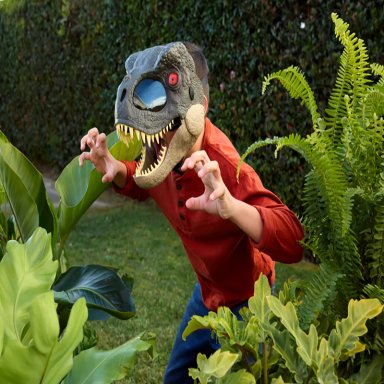 FIGURA DE ACCIÓN JURASSIC WORLD JUGUETE REBIRTH MÁSCARA DELUXE DE DINOSAURIO - 3