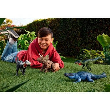 JURASSIC WORLD DINOSAURIO REBIRTH RASTREADORES GIGANTES - 3