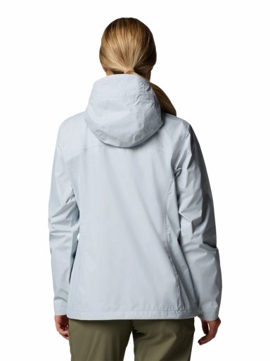 CHAQUETA MUJER COLUMBIA ARCADIA CELESTE IMPERMEABLE - 2
