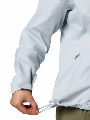 CHAQUETA MUJER COLUMBIA ARCADIA CELESTE IMPERMEABLE - 3