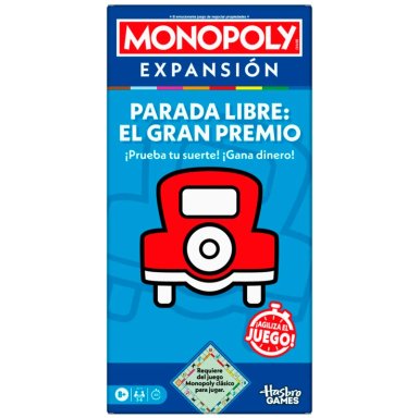 JUEGO DE MESA MONOPOLY EXPANSIÓN PARADA LIBRE: GRAN PREMIO - 1