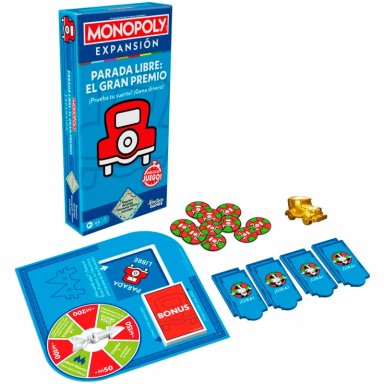 JUEGO DE MESA MONOPOLY EXPANSIÓN PARADA LIBRE: GRAN PREMIO - 3