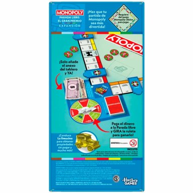 JUEGO DE MESA MONOPOLY EXPANSIÓN PARADA LIBRE: GRAN PREMIO - 4