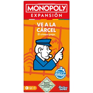 JUEGO DE MESA MONOPOLY EXPANSIÓN VE A LA CÁRCEL - 1
