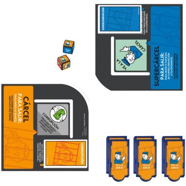 JUEGO DE MESA MONOPOLY EXPANSIÓN VE A LA CÁRCEL - 9
