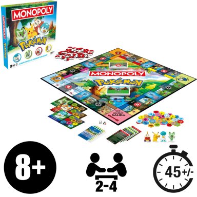 JUEGO DE MESA MONOPOLY POKEMON - 4