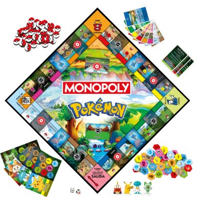 JUEGO DE MESA MONOPOLY POKEMON - 7