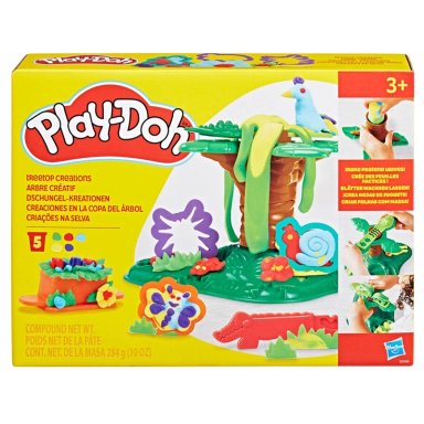 SET DE MASAS MOLDEABLE PLAY-DOH CREACIONES EN LA COPA DEL ÁRBOL - 1