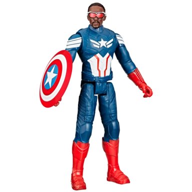 FIGURA DE ACCIÓN CAPITAN AMÉRICA BRAVE NEW WORLD TITAN HERO SERIES - 1