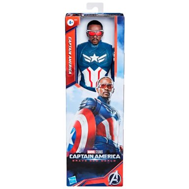 FIGURA DE ACCIÓN CAPITAN AMÉRICA BRAVE NEW WORLD TITAN HERO SERIES - 2