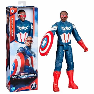 FIGURA DE ACCIÓN CAPITAN AMÉRICA BRAVE NEW WORLD TITAN HERO SERIES - 3