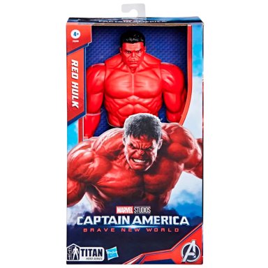 FIGURA DE ACCIÓN CAPITAN AMÉRICA BRAVE NEW WORLD HULK ROJO - 2