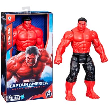 FIGURA DE ACCIÓN CAPITAN AMÉRICA BRAVE NEW WORLD HULK ROJO - 3