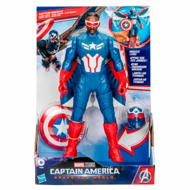 FIGURA DE ACCIÓN CAPITAN AMÉRICA BRAVE NEW WORLD MODO VUELO - 2