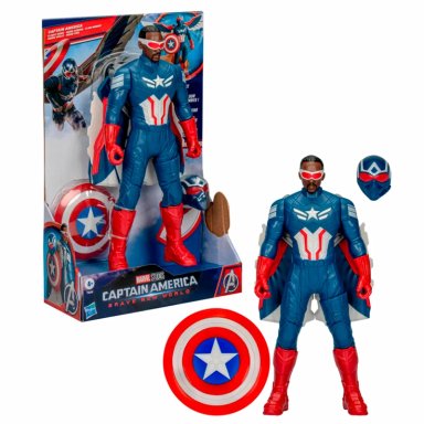 FIGURA DE ACCIÓN CAPITAN AMÉRICA BRAVE NEW WORLD MODO VUELO - 3