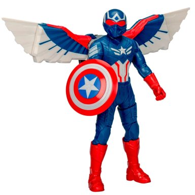 FIGURA DE ACCIÓN CAPITAN AMÉRICA BRAVE NEW WORLD MODO VUELO - 5