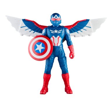 FIGURA DE ACCIÓN CAPITAN AMÉRICA BRAVE NEW WORLD MODO VUELO - 8