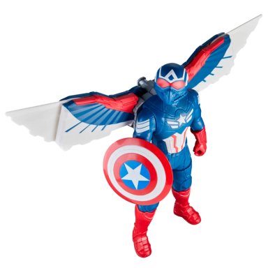 FIGURA DE ACCIÓN CAPITAN AMÉRICA BRAVE NEW WORLD MODO VUELO - 9