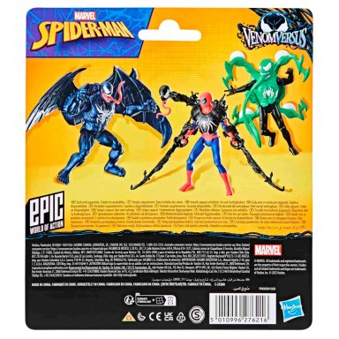 FIGURA DE ACCIÓN SPIDERMAN EPIC WORLD OF ACTION VENOMVERSUS - 3