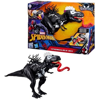 FIGURA DE ACCIÓN SPIDERMAN EPIC WORLD OF ACTION VENOM VERSUS VENOMSAURUS REX - 1