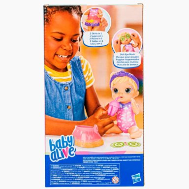 MUÑECA BABY ALIVE BEBÉ SPA MULTICOLOR CABELLO RUBIO - 4