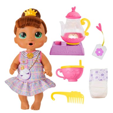 MUÑECA BABY ALIVE FIESTA DE TÉ BURBUJEANTE SOPHIA SPARKLE - 1