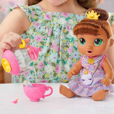 MUÑECA BABY ALIVE FIESTA DE TÉ BURBUJEANTE SOPHIA SPARKLE - 2