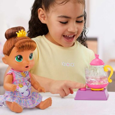 MUÑECA BABY ALIVE FIESTA DE TÉ BURBUJEANTE SOPHIA SPARKLE - 7
