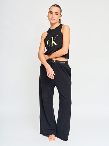 POLERA SIN MANGAS ALGODÓN MUJER CALVIN KLEIN NEGRO QS6884001 - 4